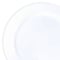 Smarty Had A Party 9 Solid White Economy Round Disposable Plastic Buffet Plates 120 Plates, 120PK 119WH-CASE - alternate 1